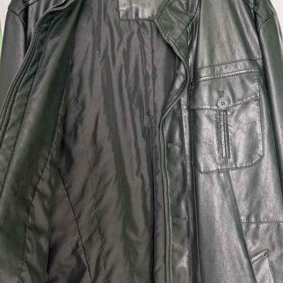 Black Leather Jacket for Men - Picture 2 of 6